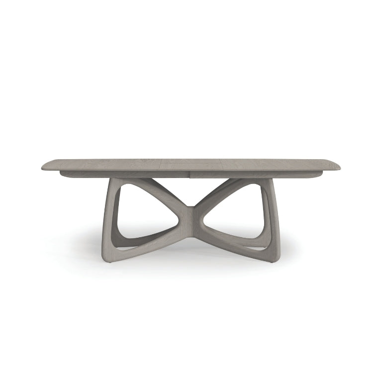 Butterfly Extension Table weathered oak finish