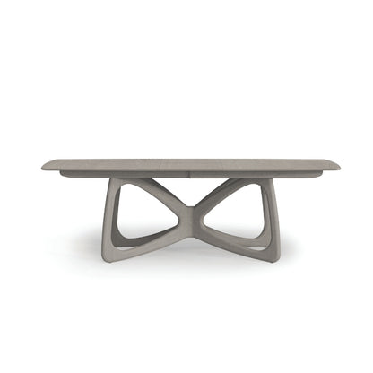 Butterfly Extension Table weathered oak finish