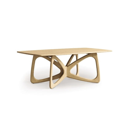 Butterfly Fixed-Top Table natural oak finish