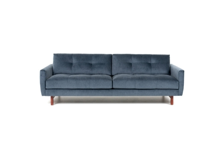 Carmet Elements Sofa high leg in blue head on