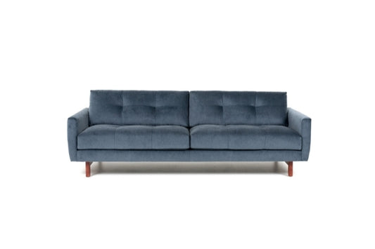 Carmet Elements Sofa high leg in blue head on