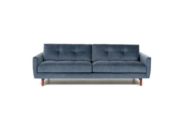 Carmet Elements Sofa high leg in blue head on