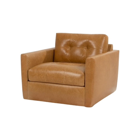 Carmet Elements Leather Chair angled