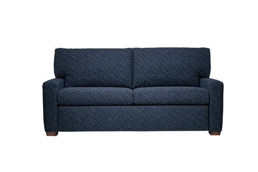 Two seat Blue fabric sofa 