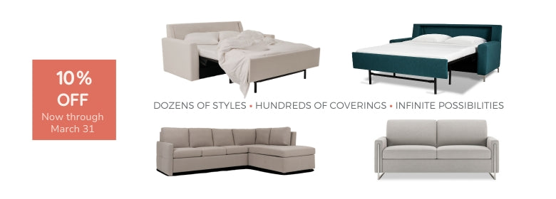 American Leather Sleepers of various sizes