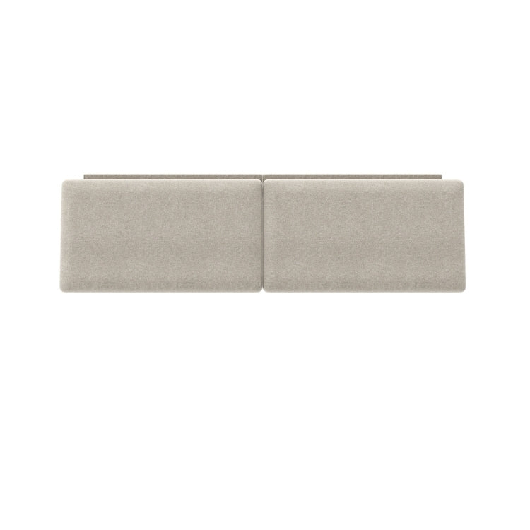 Queen Size Contour Headboard Cushion in Almond