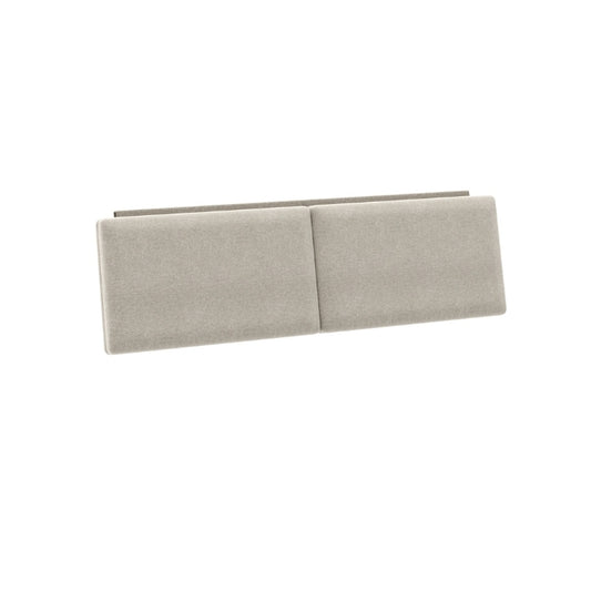 Queen Size Contour Headboard Cushion in Almond angled view