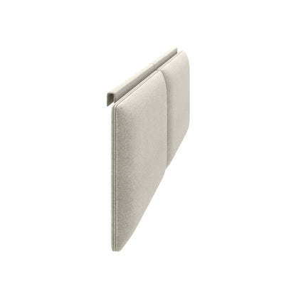 Queen Size Contour Headboard Cushion in Almond side view