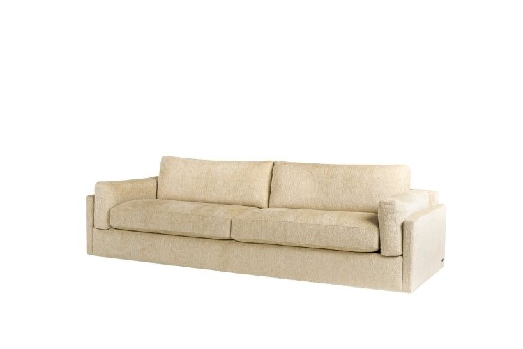 Cooks Elements Sofa low leg in beige angled view