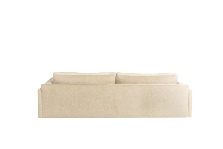 Cooks Elements Sofa low leg in beige back view