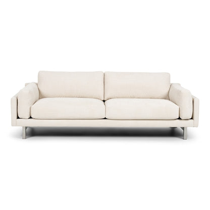 Cooks Elements Sofa high leg in white head on