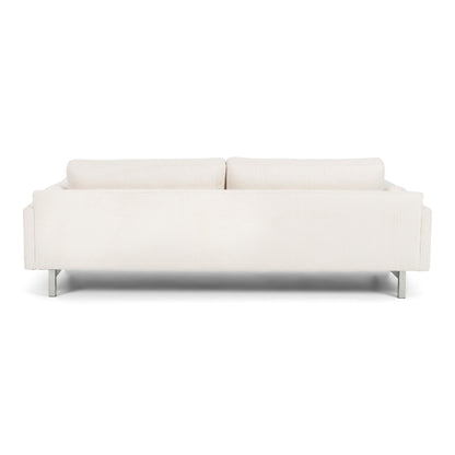 Cooks Elements Sofa high leg in white back view