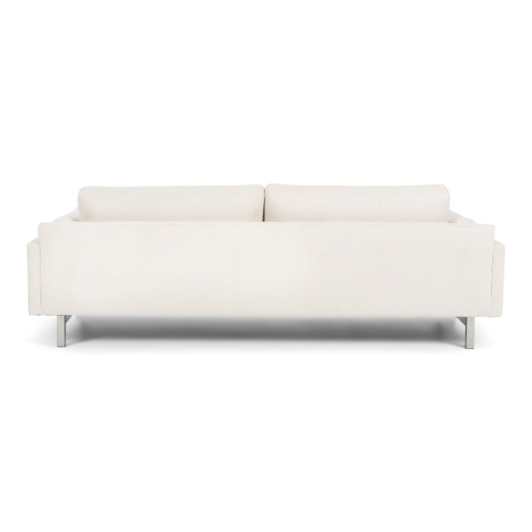 Cooks Elements Sofa high leg in white back view