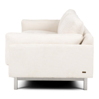 Cooks Elements Sofa high leg in white side view