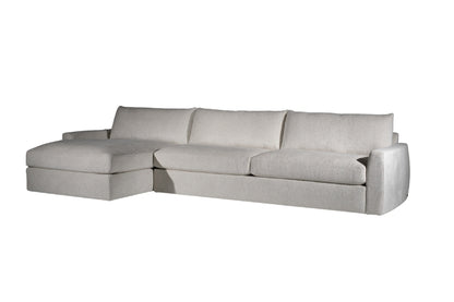 American Leather Estero Sectional in Grey in L shape