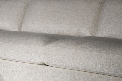Close-up of a textured gray fabric surface
