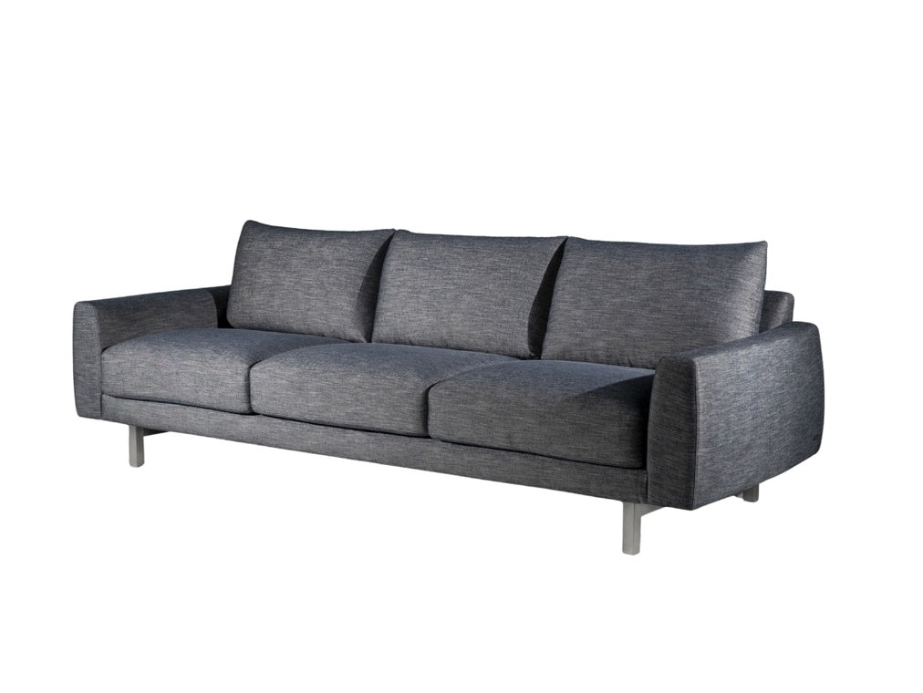 Estero Elements Sofa high leg in grey angled view