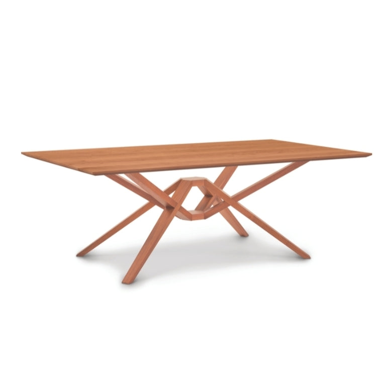 Exeter Fixed Top Table cherry angle view
