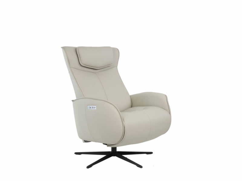 Fjords Medium Axel Power Recliner grey