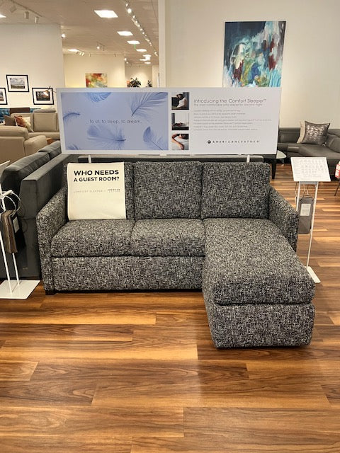 Pearson Queen Plus Sleeper with Storage Chaise Ottoman