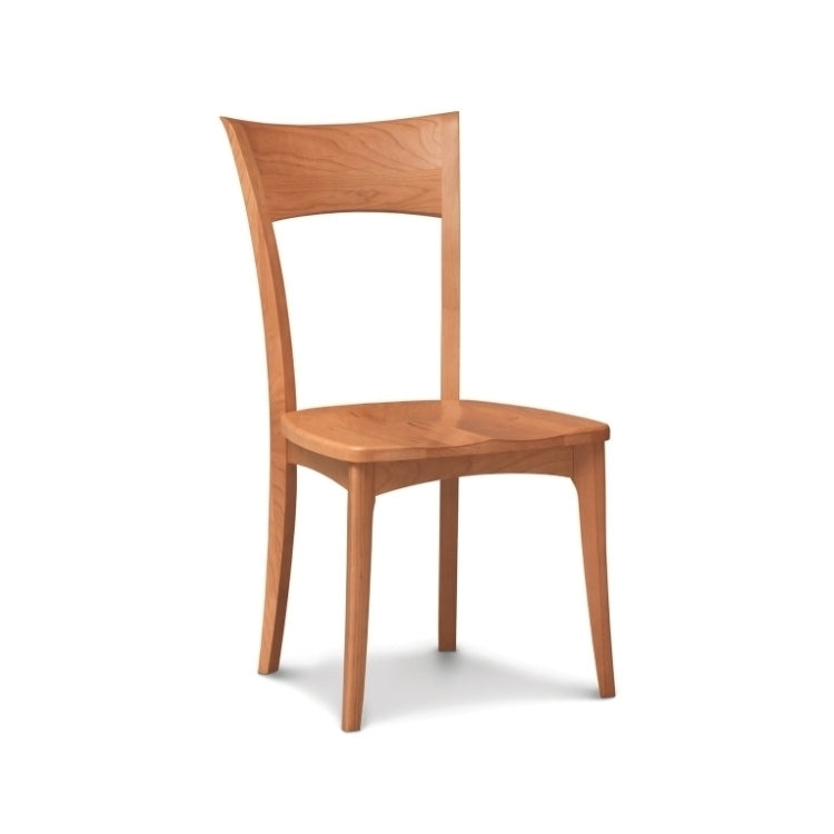 Ingrid Sidechair with Wooden Seat in Cherry