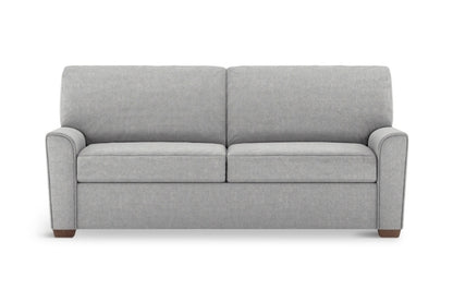 Gray sofa on a white background