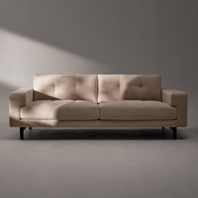 Lawson Elements Sofa high leg with tufted cushions head on