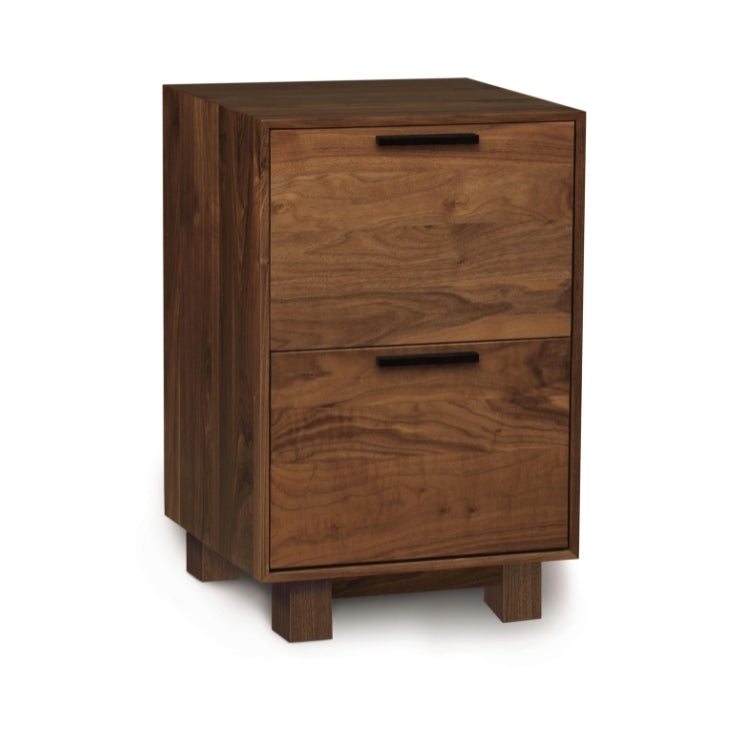 Linear Narrow File Stationary Walnut angle view