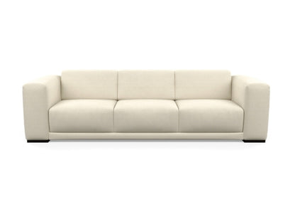 Beige sofa on a white background