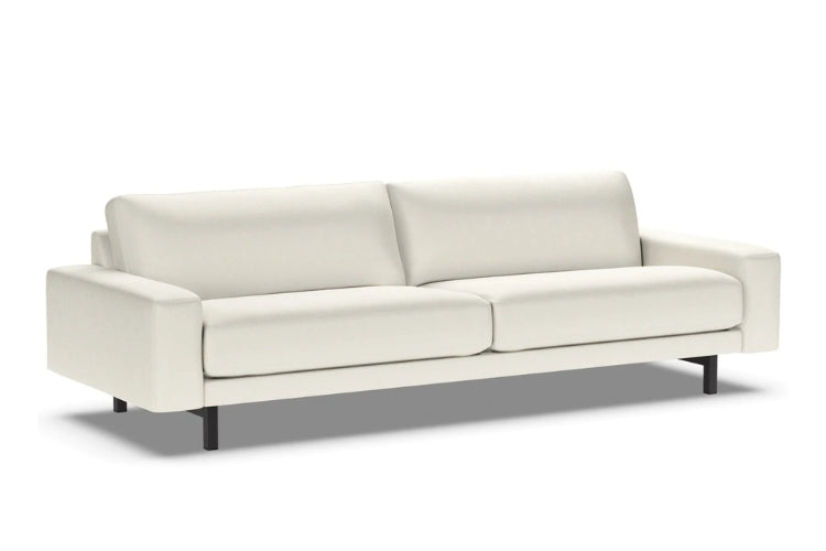 Montara Sofa high leg in white angled view