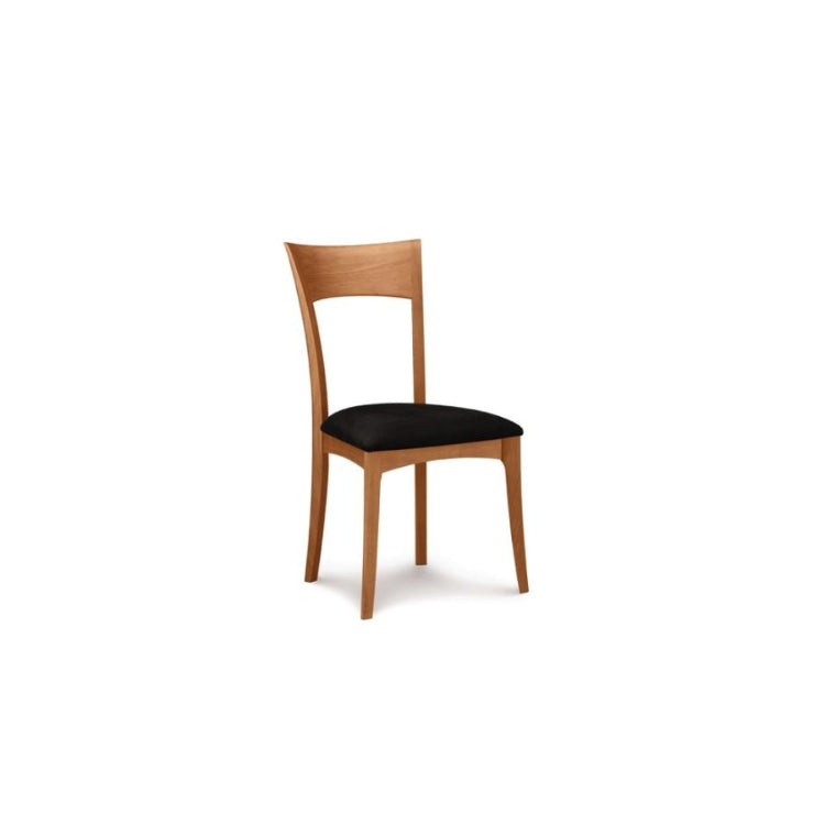 Upholstered Ingrid Sidechair in Cherry