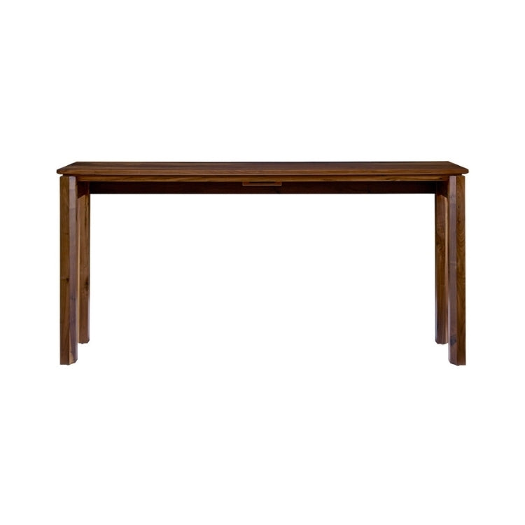 Rustic Walnut Gathering Island front