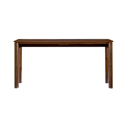 Rustic Walnut Gathering Island front