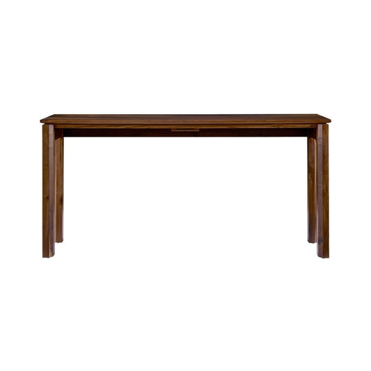 Rustic Walnut Gathering Island front