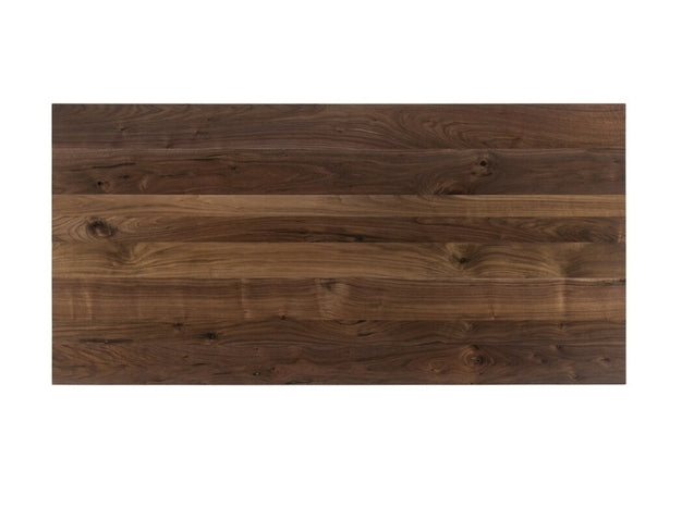 Rustic Walnut Coffee Table top view wood grain