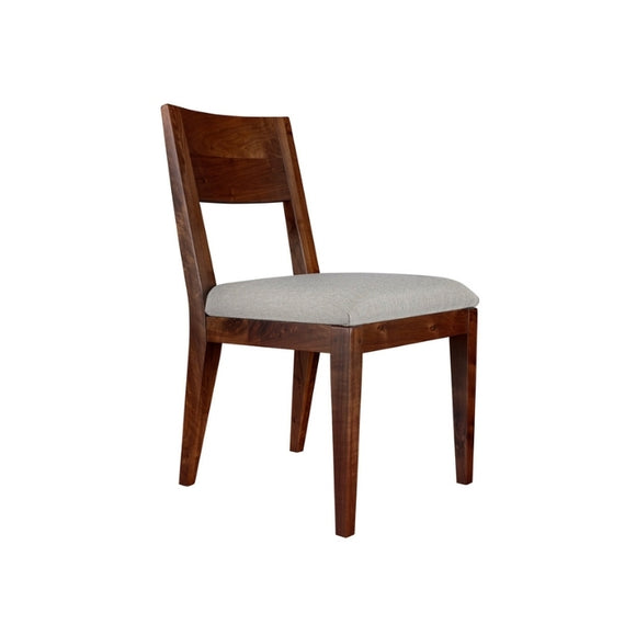 Rustic Walnut Dining Chair