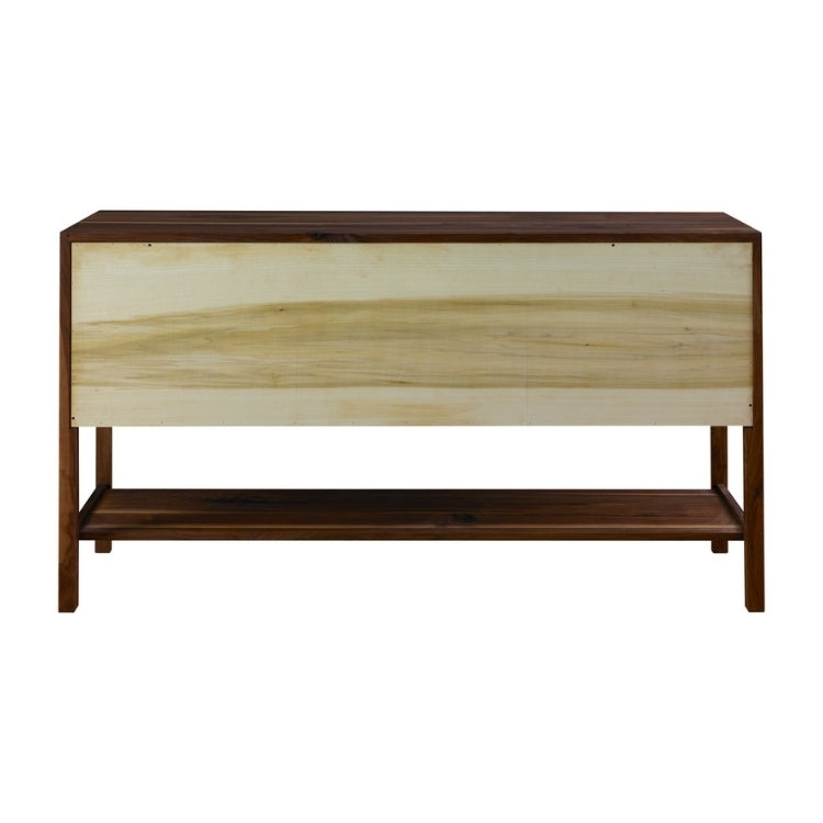 Rustic Walnut Sideboard back