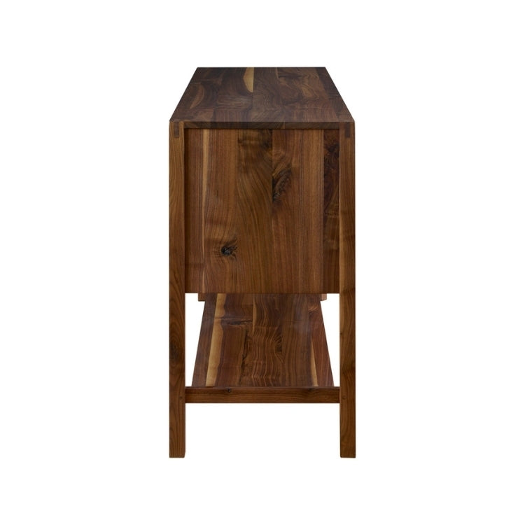 Rustic Walnut Sideboard side