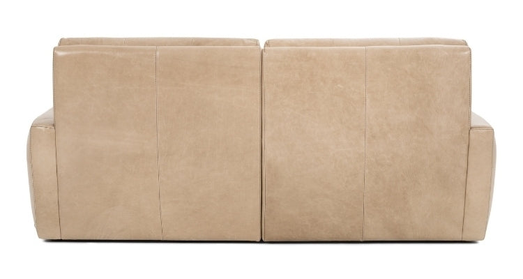 Back view of Beige sofa