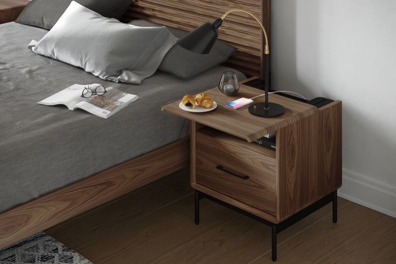 Linq Nightstand with bed