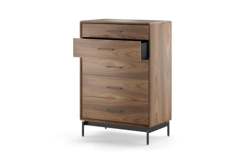 Linq 5-Drawer Chest walnut
