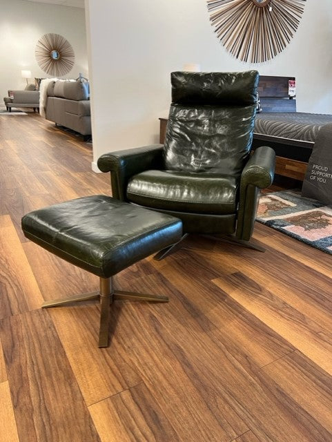 American Leather Nimbus Cloud Chair and Ottoman
