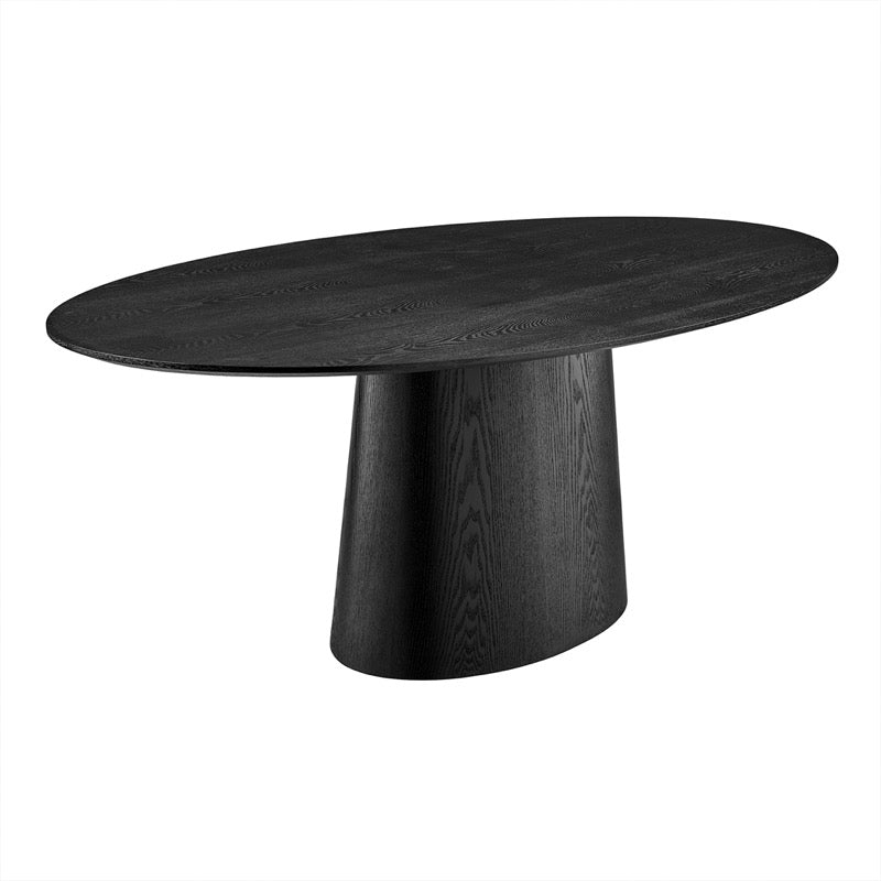 Deodat 79" Oval Dining Table expresso