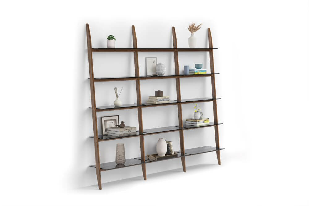 Stiletto 570222 3-Shelf System in Natural Wood