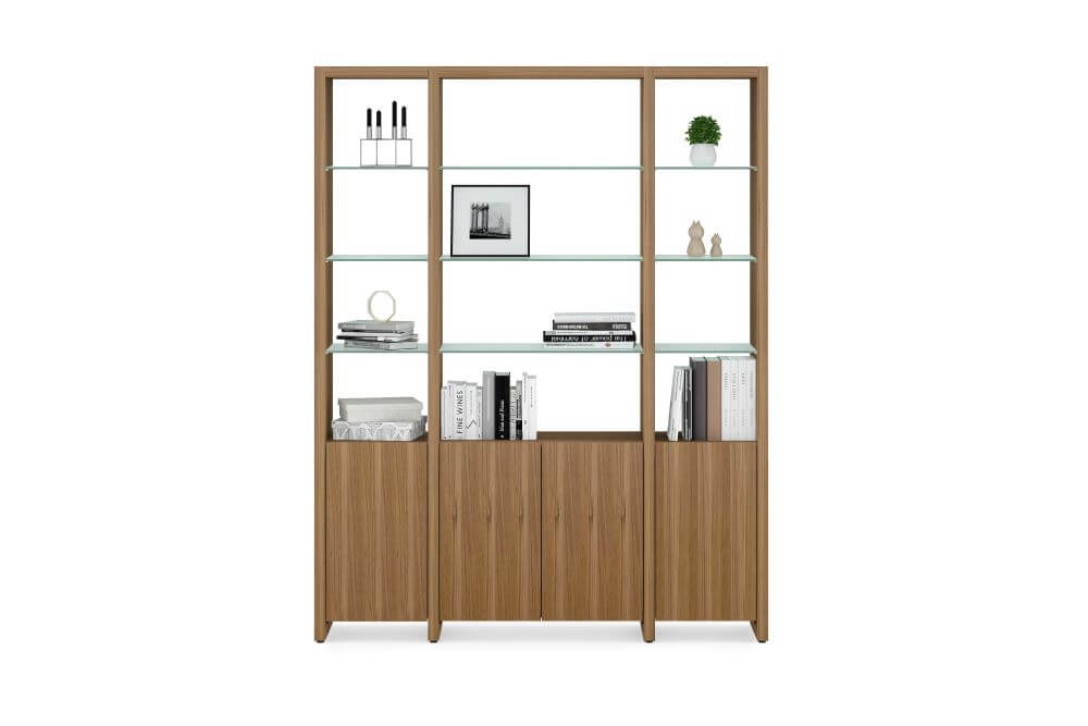 Linea 580121 Shelf System in Natural Walnut