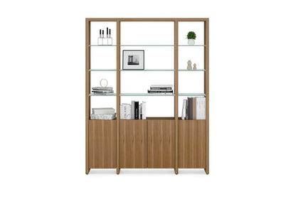 Linea 580121 Shelf System in Natural Walnut