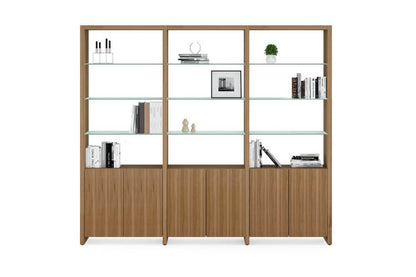 Linea 580222 Shelf System in Natural Walnut