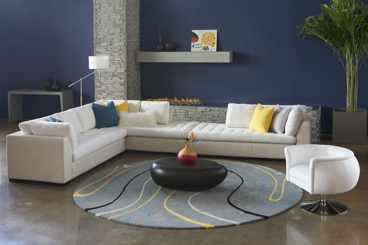 Astoria Sectional with pillows