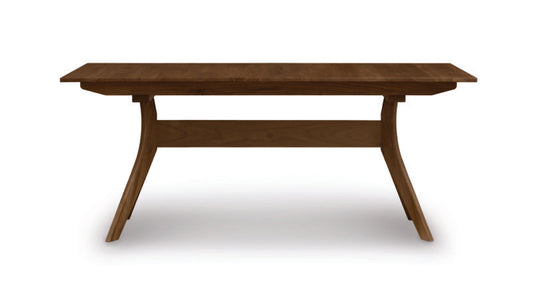 Audrey Extension Table in walnut front view