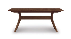 Audrey Extension Table in walnut front view